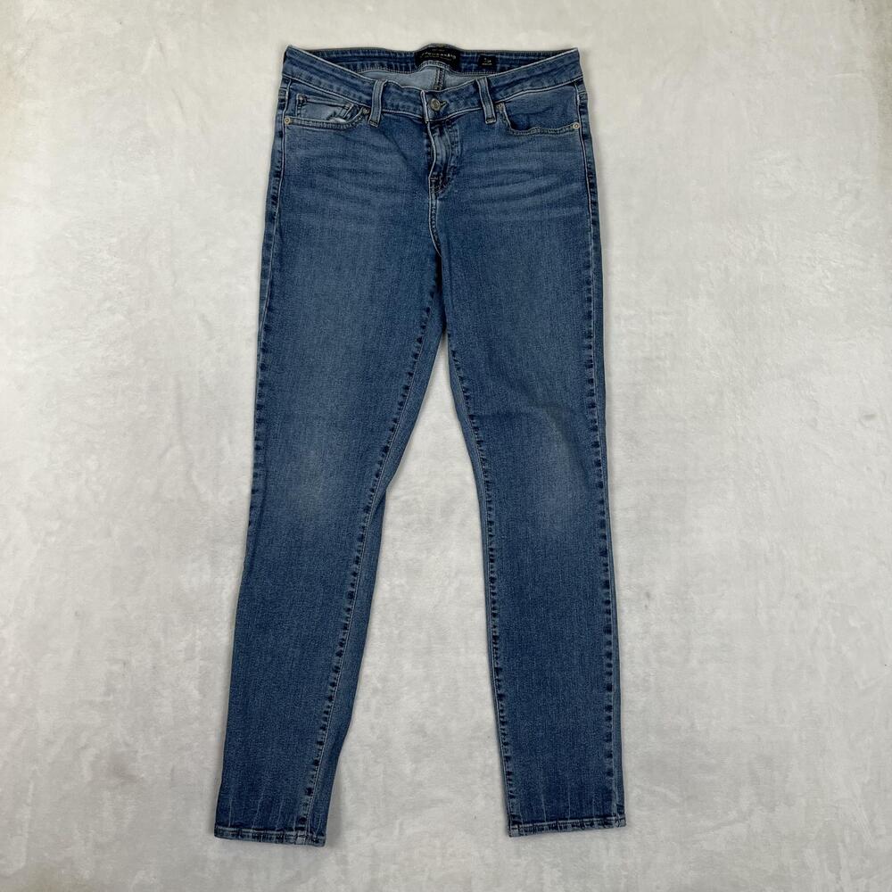 Lucky Brand Lolita Skinny Jeans Womens 8/29 Blue Medium Wash Stretch Denim